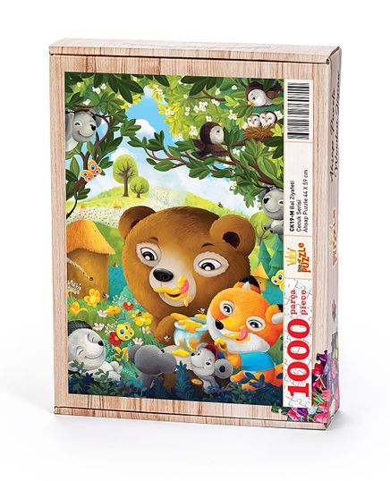 Bal Ziyafeti Ahşap Puzzle 1000 Parça (CK19-M)