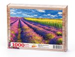 Lavanta Tarlası Ahşap Puzzle 1000 Parça (DG01-M)