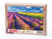 Lavanta Tarlası Ahşap Puzzle 1000 Parça (DG01-M)