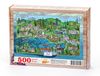 T&uuml;rkiye Minyat&uuml;rleri - Kocaeli - Nasuhi Hasan &Ccedil;olpan Ahşap Puzzle 500 Par&ccedil;a (TS48-D)