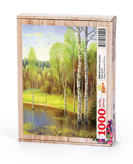 Göldeki Kavaklar Ahşap Puzzle 1000 Parça (DG03-M)