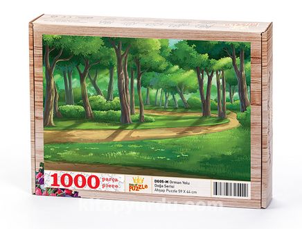 Orman Yolu Ahşap Puzzle 1000 Parça (DG05-M)