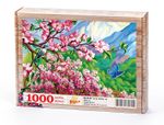 Fuji'de Bahar ve Sakura Ahşap Puzzle 1000 Parça (DG15-M)