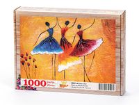 Balerinler Ahşap Puzzle 1000 Parça (DM01-M)