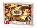 Köstekli Saatler Ahşap Puzzle 1000 Parça (HR03-M)