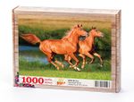 Atlar Ahşap Puzzle 1000 Parça (HV01-M)