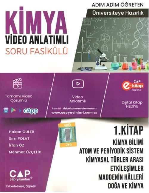 Kimya 1. Kitap Konu Anlatımlı Soru Bankası