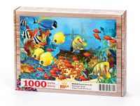 Renkli Deniz Altı Ahşap Puzzle 1000 Parça	(HV49-M)