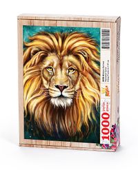 Aslan Portresi Ahşap Puzzle 1000 Parça (HV55-M)
