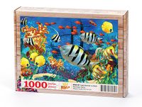 Tropik Balıklar ve Batık Ahşap Puzzle 1000 Parça (HV65-M)