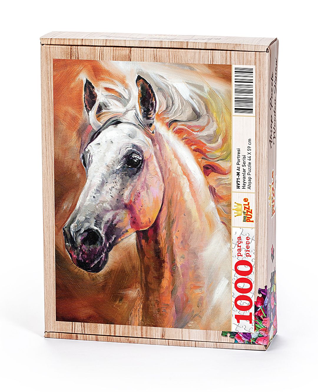 At Portresi Ahşap Puzzle 1000 Parça (HV71-M) - Fiyatı, Yorumları