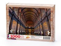 Trinity Kolej Kütüphanesi Ahşap Puzzle 1000 Parça (KT03-M)