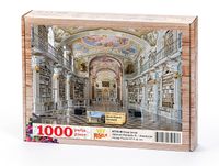 Admont Manastır Kütüphanesi - Avusturya Ahşap Puzzle 1000 Parça (KT15-M)