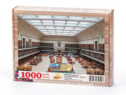 New South Wales Kütüphanesi - Sidney - Avustralya	Ahşap Puzzle 1000 Parça (KT21-M)
