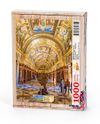 El Escorial Kütüphanesi - Madrid / İspanya Ahşap Puzzle 1000 Parça (KT27-M)