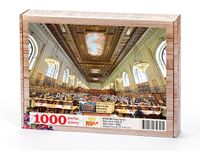 New York Halk Kütüphanesi - New York / ABD Ahşap Puzzle 1000 Parça (KT49-M)