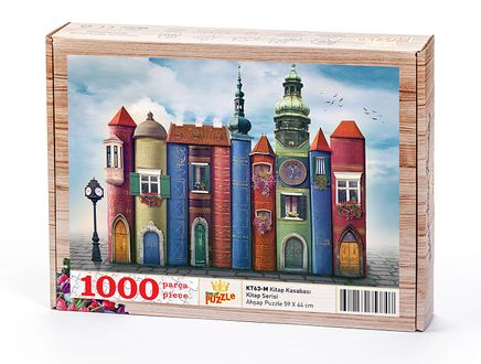 Kitap Kasabası Ahşap Puzzle 1000 Parça (KT63-M)