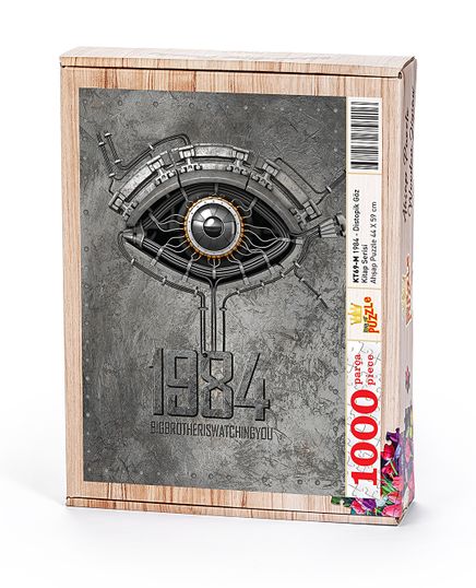 1984 - Distopik Göz Ahşap Puzzle 1000 Parça (KT69-M)