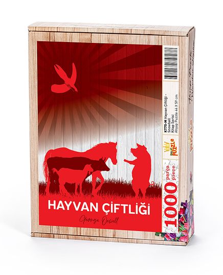 Hayvan Çiftliği - Snowball Ahşap Puzzle 1000 Parça (KT75-M)