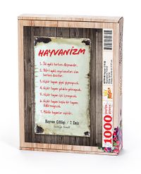 Hayvan Çiftliği - Hayvanizm 7 Emir	Ahşap Puzzle 1000 Parça (KT79-M)