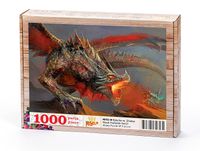 Ejderha ve  Şövalye Ahşap Puzzle 1000 Parça (MF03-M)