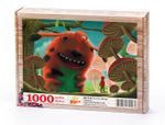 Turuncu Mantar canavarı Ahşap Puzzle 1000 Parça(MF17-M)