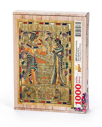 Tutankamon Sunuş Ahşap Puzzle 1000 Parça (MS01-M)