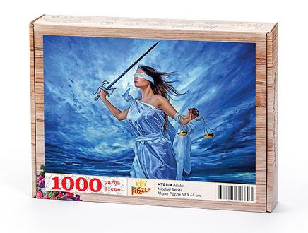 Adalet Ahşap Puzzle 1000 Parça (MT01-M)