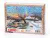 Kış ve K&ouml;y Ahşap Puzzle 1000 Par&ccedil;a (MZ05-M)