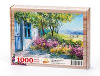 Mavi Pencere Ahşap Puzzle 1000 Parça (MZ13-M)