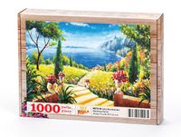 Sahil Merdivenleri Ahşap Puzzle 1000 Parça (MZ15-M)