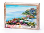 Sahilde Bahar Çicekleri Ahşap Puzzle 1000 Parça (MZ39-M)