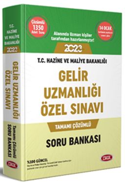 2023 T. C. Hazine ve Maliye Bakanlığı Gelir Uzmanlığı Özel Sınavı Tamamı Çözümlü Soru Bankası 