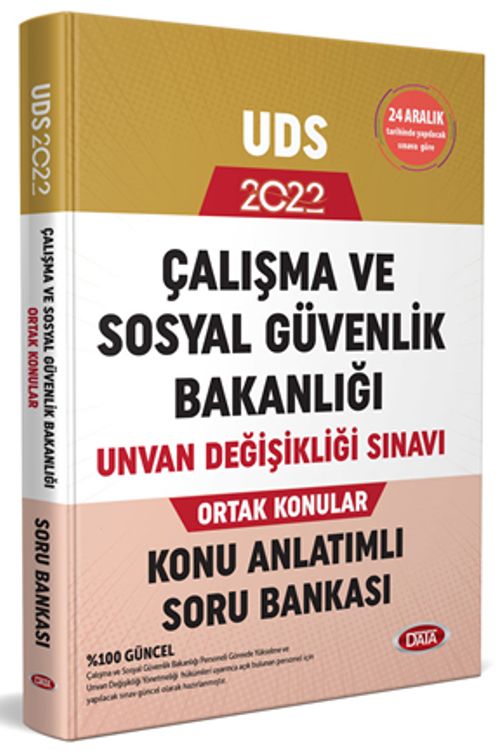 Çalışma ve Sosyal Güvenlik Bakanlığı Unvan Değişikliği Sınavı Ortak Konular Konu Anlatımlı Soru Bankası