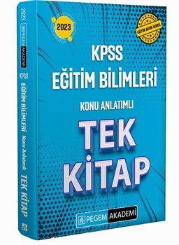 2023 KPSS Eğitim Bilimleri Konu Anlatımlı Tek Kitap