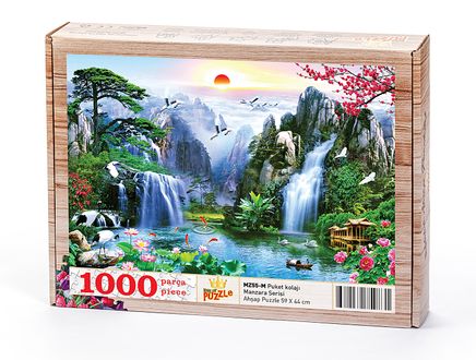 Puket kolajı Ahşap Puzzle 1000 Parça (MZ55-M)