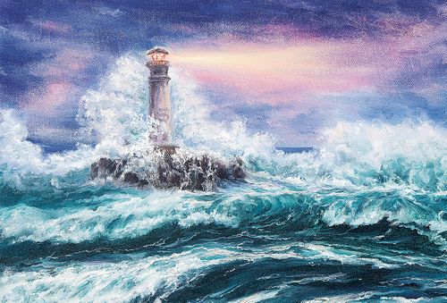 Fırtına ve Deniz Feneri Ahşap Puzzle 1000 Parça (MZ61-M) - Fiyatı