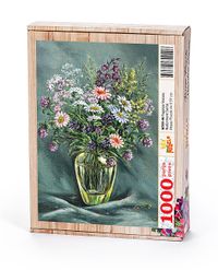 Papatya Vazosu Ahşap Puzzle 1000 Parça (NT09-M)