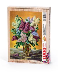 Leylaklar Vazosu Ahşap Puzzle 1000 Parça (NT11-M)
