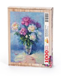 Şakayıklar Vazosu Ahşap Puzzle 1000 Parça (NT13-M)