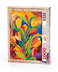 Laleler Tablo Ahşap Puzzle 1000 Parça (NT17-M)