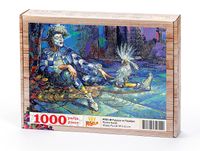 Palyaço ve Papağan Ahşap Puzzle 1000 Parça (PT01-M)