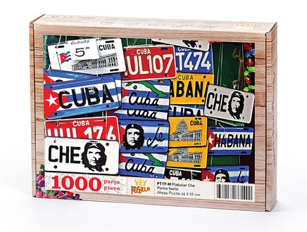 Plakalar Che Ahşap Puzzle 1000 Parça (PT17-M)