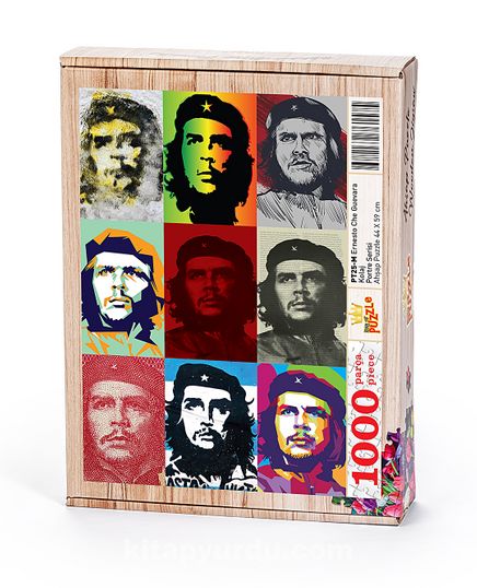 Ernesto Che Guevara Kolaj  Ahşap Puzzle 1000 Parça (PT25-M)