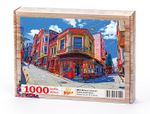 Balat Sokakları - İstanbul Ahşap Puzzle 1000 Parça (SK01-M)
