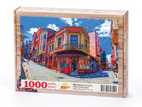Balat Sokakları - İstanbul Ahşap Puzzle 1000 Parça (SK01-M)