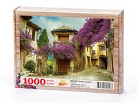 Provence Sokakları - Fransa Ahşap Puzzle 1000 Parça (SK07-M)