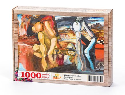 Düşünen Adam Ahşap Puzzle 1000 Parça (ST03-M)