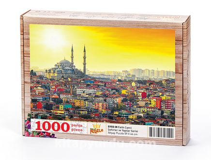 Fatih Camii Ahşap Puzzle 1000 Parça (SY03-M)