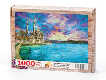 Ortaköy'de Sabah Ahşap Puzzle 1000 Parça (SY07-M)